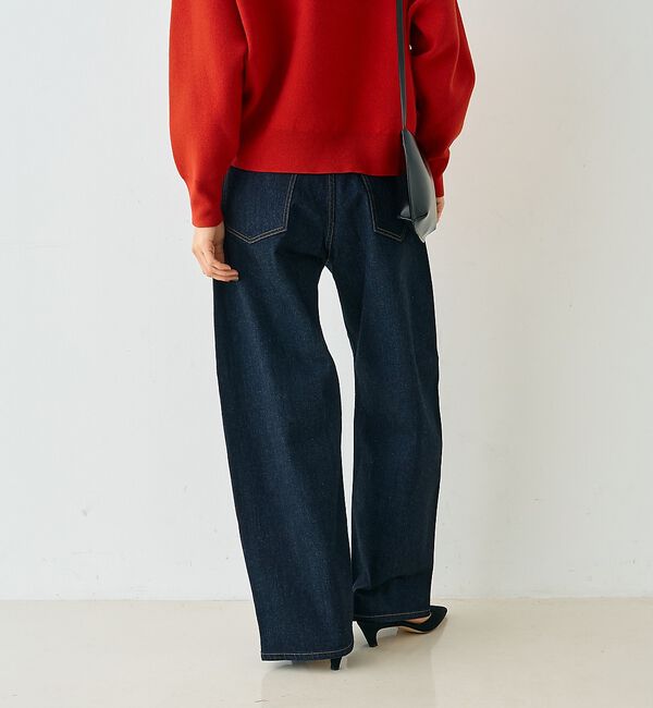 Rouge vif「【RED CARD/レッドカード】Montana カーブバギーデニム」|デニム|