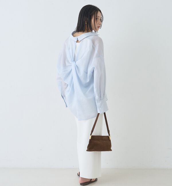 Rouge vif「【セットアップ対応】ミラノリブニットスリットラップスカート」|スカート|