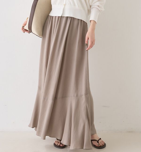 Rouge vif「キュプラフィブリルイージーギャザースカート」|スカート|