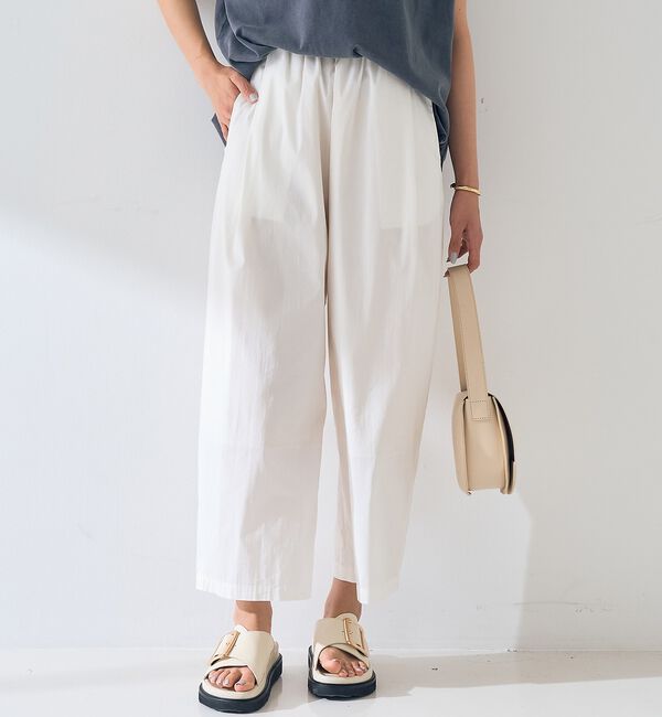 Rouge vif「【ロングセラー】【2026SS新色登場】イージーワイドパンツ/ウエストゴム/クロ」|その他|