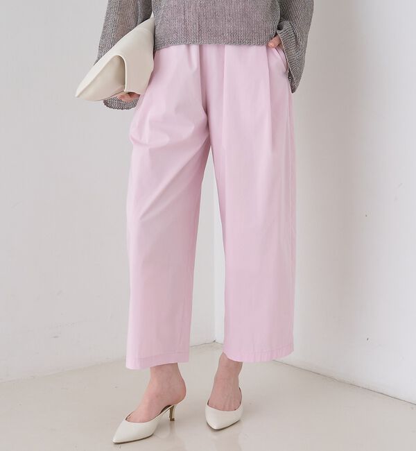 Rouge vif「【ロングセラー】【2026SS新色登場】イージーワイドパンツ/ウエストゴム/クロ」|その他|