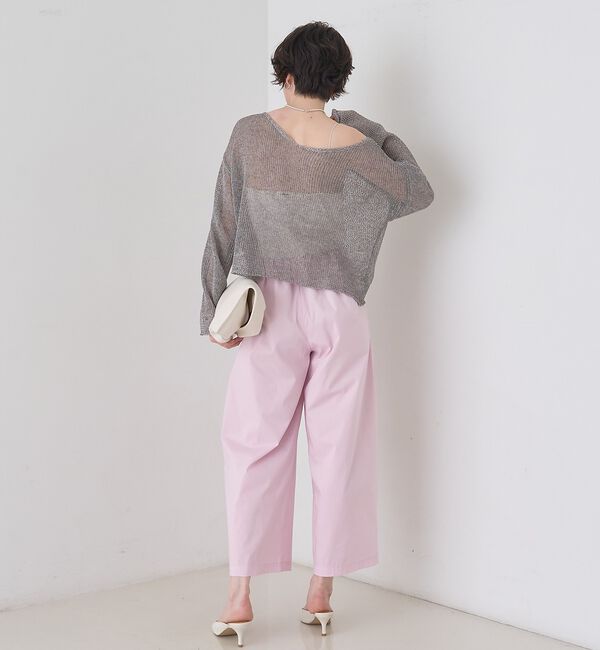 Rouge vif「【ロングセラー】【2026SS新色登場】イージーワイドパンツ/ウエストゴム/クロ」|その他|