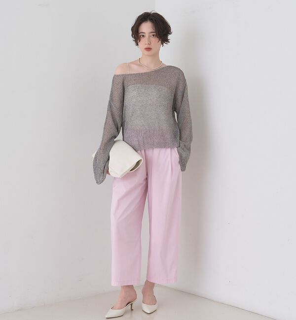 Rouge vif「【ロングセラー】【2026SS新色登場】イージーワイドパンツ/ウエストゴム/クロ」|その他|