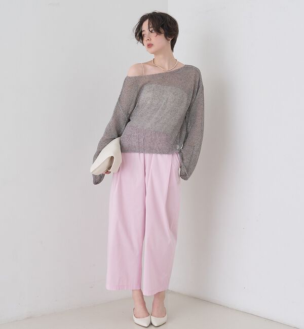 Rouge vif「【ロングセラー】【2026SS新色登場】イージーワイドパンツ/ウエストゴム/クロ」|その他|