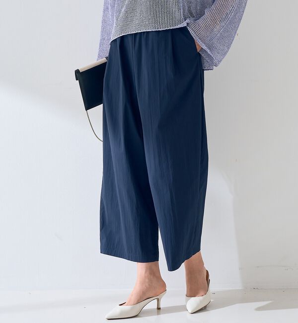 Rouge vif「【ロングセラー】【2026SS新色登場】イージーワイドパンツ/ウエストゴム/クロ」|その他|