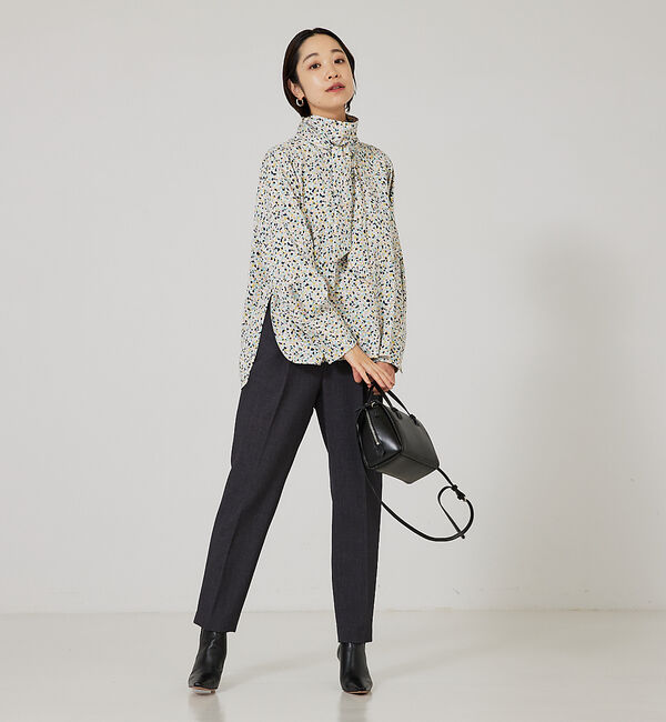 qualite「カラージェムスカーフブラウス」|シャツ・ブラウス|