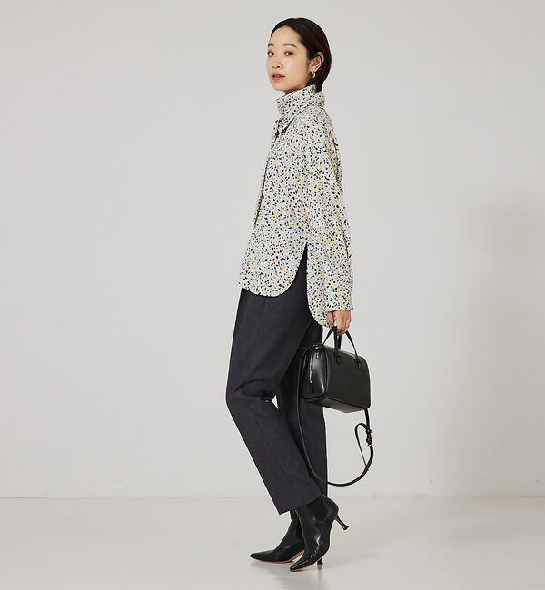 qualite「カラージェムスカーフブラウス」|シャツ・ブラウス|