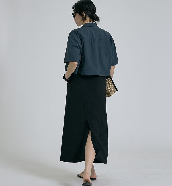 qualite「【接触冷感・吸水速乾・UVカット・防シワ】3WAYジョーゼットアメスリワンピ【予」|ワンピース|