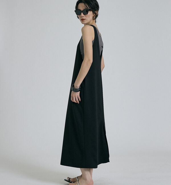 qualite「【接触冷感・吸水速乾・UVカット・防シワ】3WAYジョーゼットアメスリワンピ【予」|ワンピース|