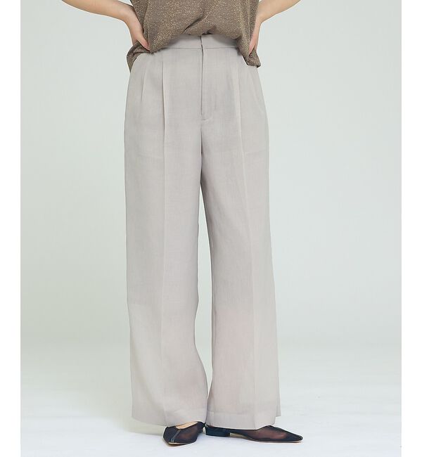 qualite「【セットアップ対応】シアーツイルパンツ【予約】」|その他|グレージュ