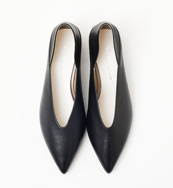 AU BANNISTER「カラーヒールポインテッド パンプス」|パンプス|