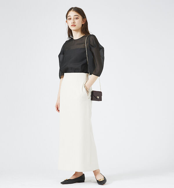 AU BANNISTER「メタルモチーフフラットパンプス」|パンプス|