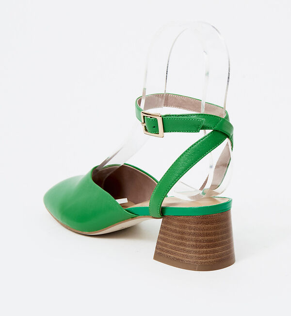 AU BANNISTER「オブリークトゥストラップヒールサンダル」|サンダル|