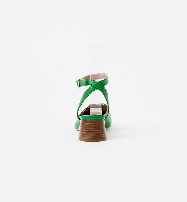 AU BANNISTER「オブリークトゥストラップヒールサンダル」|サンダル|