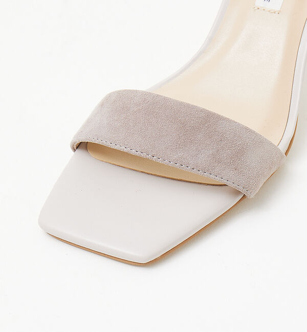 AU BANNISTER「アンクルストラップ スクエアトゥサンダル」|サンダル|