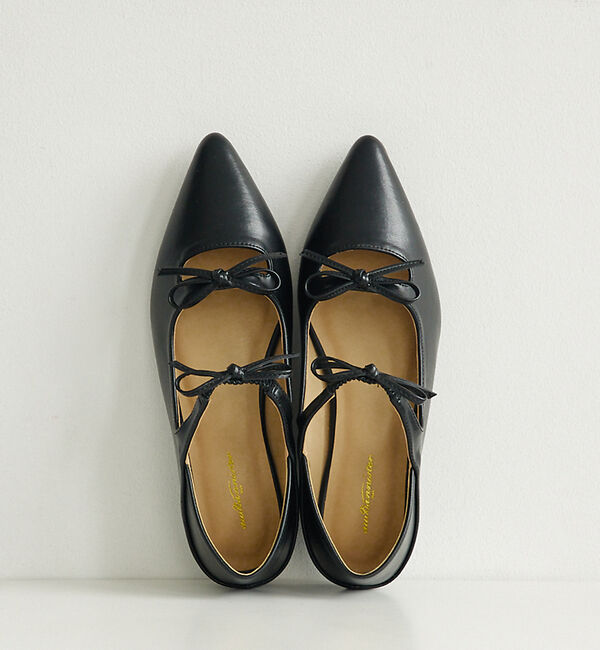 AU BANNISTER「【販売店舗限定】ダブルリボンポインテッドパンプス」|パンプス|