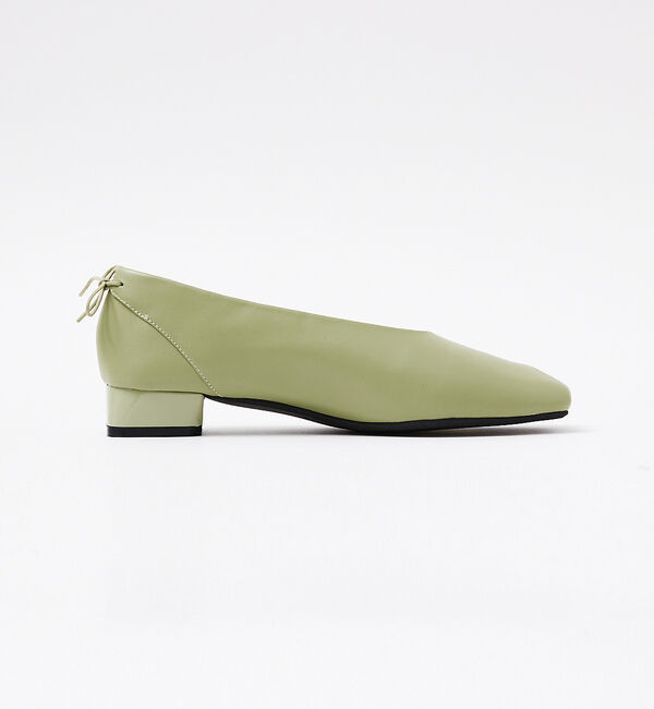 AU BANNISTER「ピープトゥリボンソフトシューズ」|パンプス|