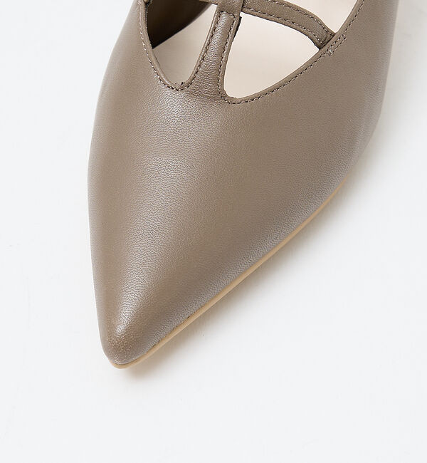 AU BANNISTER「Ｔストラップ メタルヒールパンプス」|パンプス|