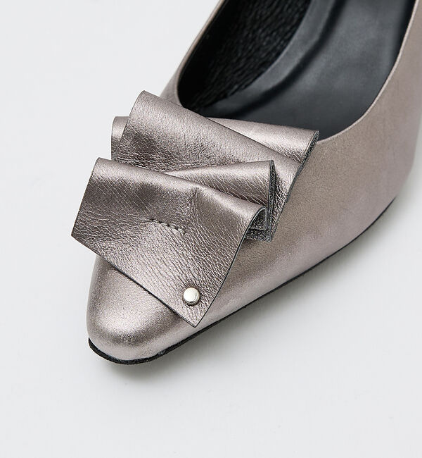 AU BANNISTER「ドレープパンプス」|パンプス|