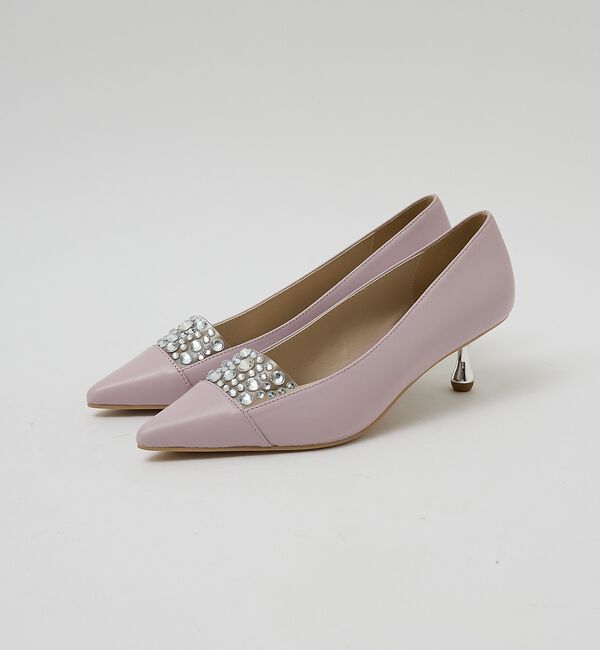 AU BANNISTER「ラインストーンパンプス」|パンプス|