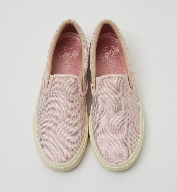 AU BANNISTER「【シルクネクタイ生地使用】スリッポンスニーカー」|スニーカー|ピンク