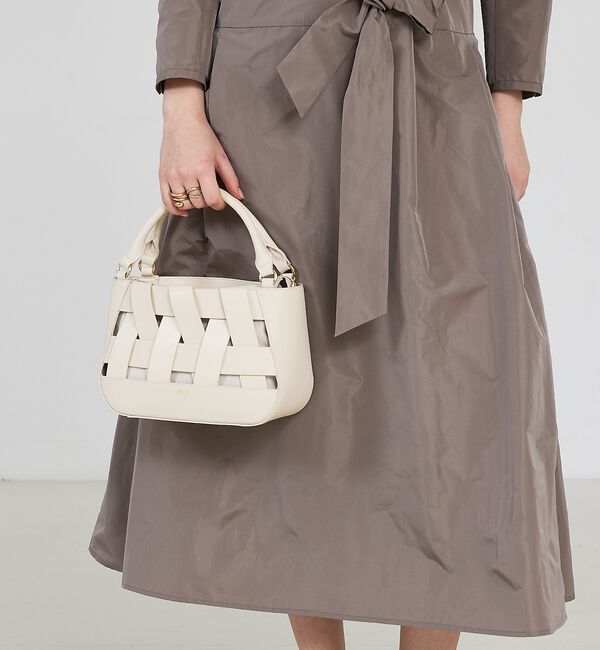 LOWELL things「Latti/レザー2WAYミニショルダーバッグ【予約】」|かごバッグ|