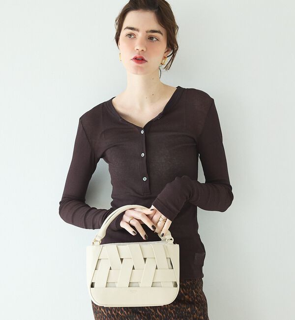 LOWELL things「Latti/レザー2WAYミニショルダーバッグ【予約】」|かごバッグ|