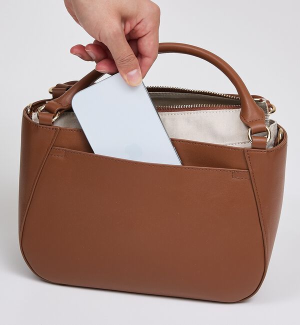 LOWELL things「Latti/レザー2WAYミニショルダーバッグ【予約】」|かごバッグ|