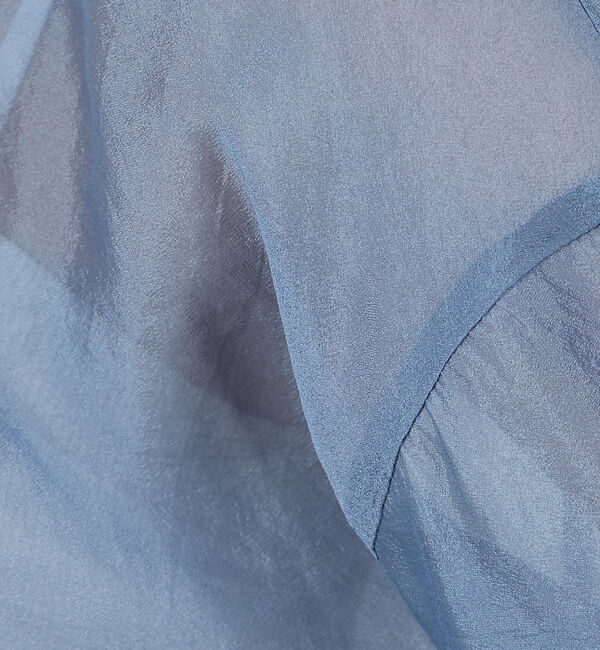 abahouse mavie「【シアートップス】７分袖シアーTシャツ」|Tシャツ・カットソー|