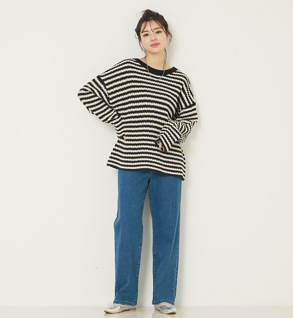 abahouse mavie「ローゲージ2WAYニット」|ニット・セーター|