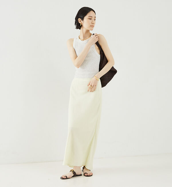 The Store by C' 「【COCUCA】【WEB限定カラー】バイヤスマキシスカート」|スカート|