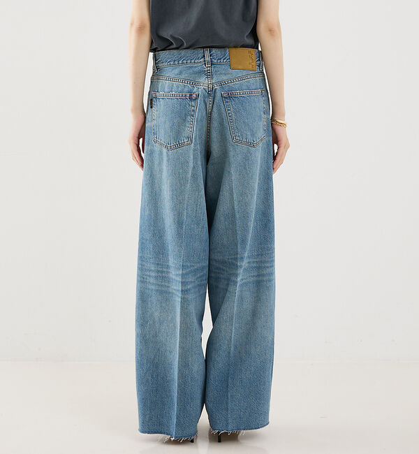 The Store by C' 「【HAIKURE】BETHANY ASIAN FIT／ワイドデニムパンツ」|デニム|