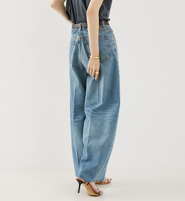 The Store by C' 「【HAIKURE】BETHANY ASIAN FIT／ワイドデニムパンツ」|デニム|