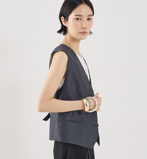 The Store by C' 「【COCUCA】ノースリーブベスト」|ダウンベスト・ベスト|