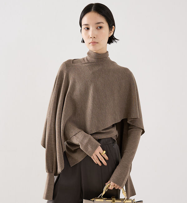 The Store by C' 「【COCUCA】ストールニット」|ニット・セーター|モカ