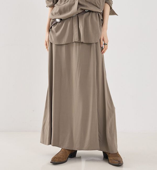 The Store by C' 「【COCUCA】ニュアンススカート」|スカート|モカ