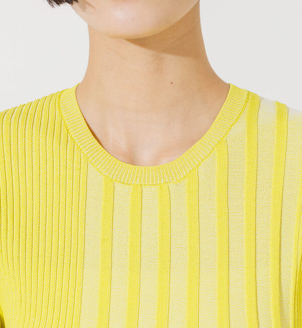 NOMINE「ミックスリブニットプルオーバー」|ニット・セーター|