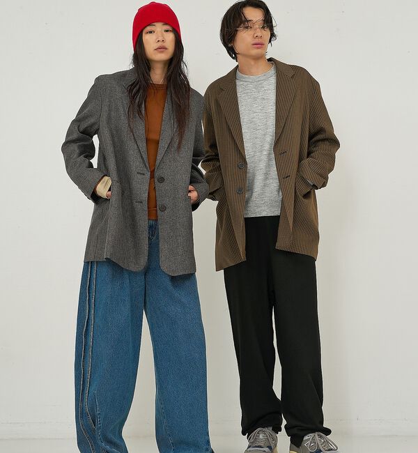 NOMINE「【ユニセックス】オーバーサイズ シャーク テーラードジャケット」|テーラードジャケット|