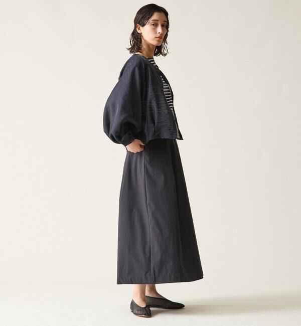 TIARA「ハイウエストタックフレアスカート」|スカート|