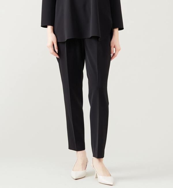 TIARA「イージータックパンツ」|スラックス|ブラック