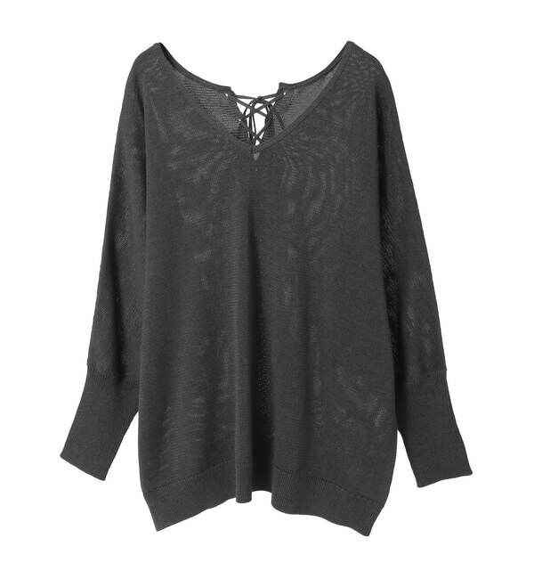 Liesse「レースアップニット」|ニット・セーター|