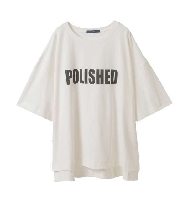 SOFFITTO「【定番型】ロゴプリント製品染ビックTシャツ」|Tシャツ・カットソー|