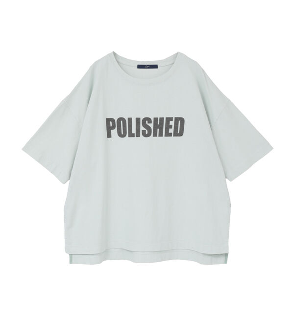 SOFFITTO「【定番型】ロゴプリント製品染ビックTシャツ」|Tシャツ・カットソー|ミント