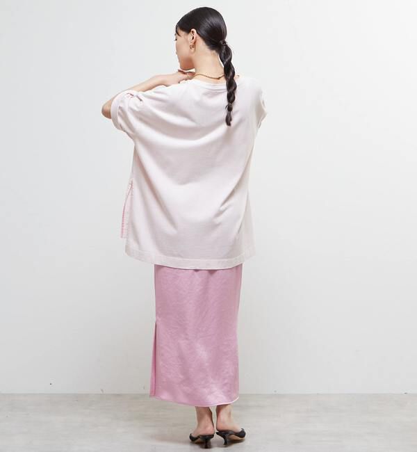 SOFFITTO「【定番型】ロゴプリント製品染ビックTシャツ」|Tシャツ・カットソー|