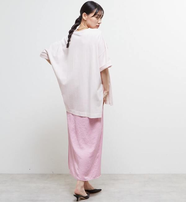 SOFFITTO「【定番型】ロゴプリント製品染ビックTシャツ」|Tシャツ・カットソー|