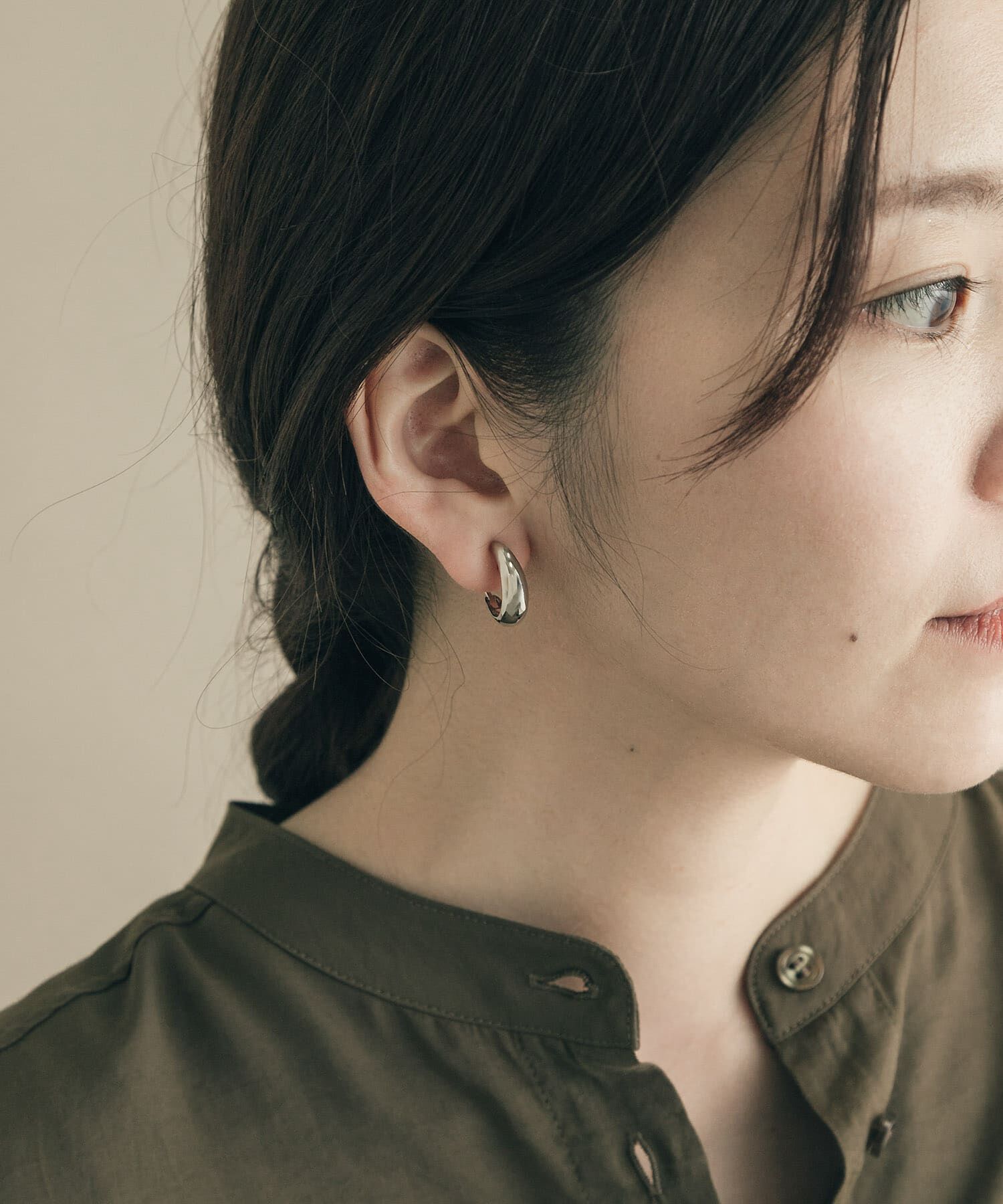 SMELLY「リッタイメタルフープイヤリング」|イヤリング|