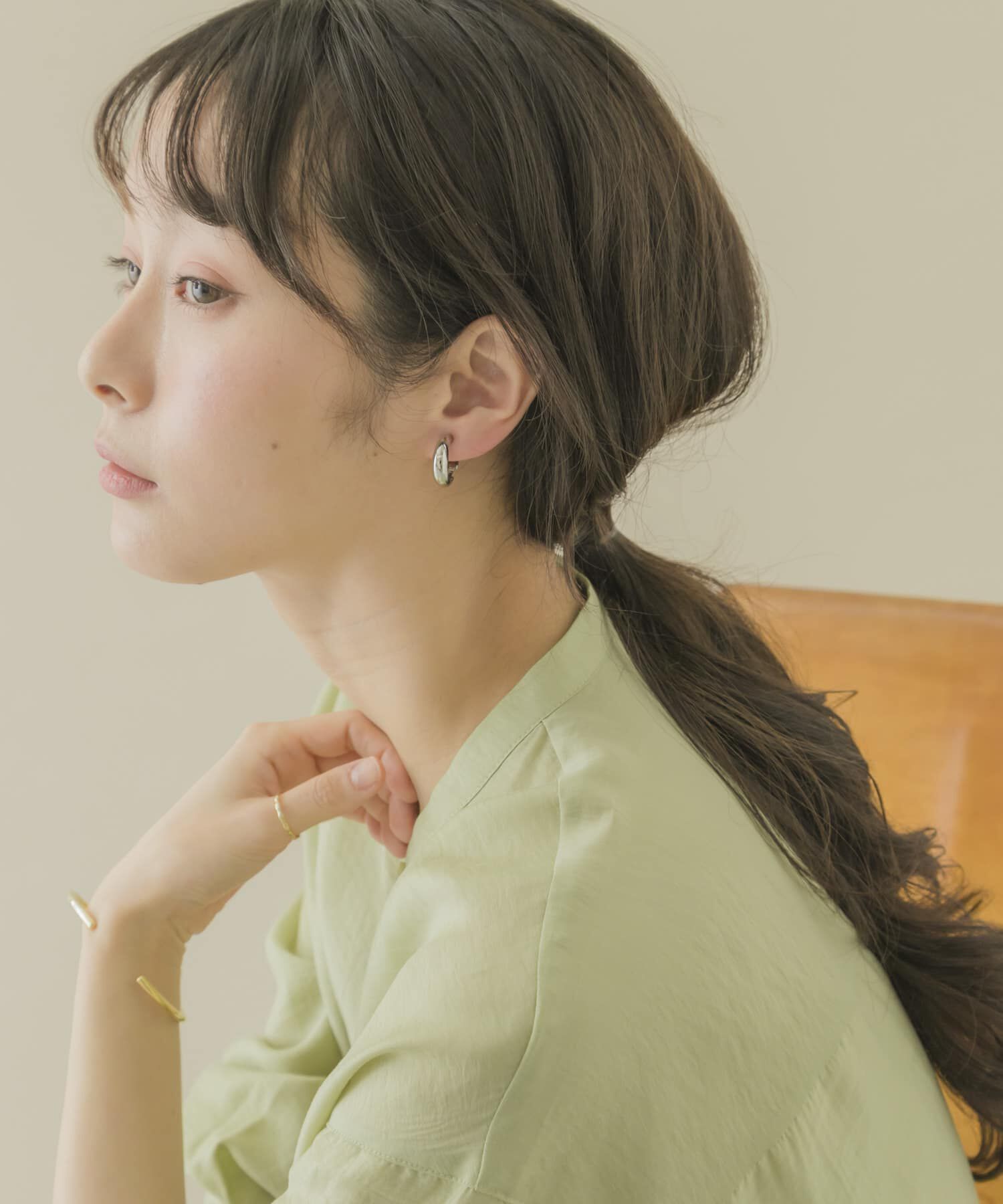 SMELLY「リッタイメタルフープイヤリング」|イヤリング|