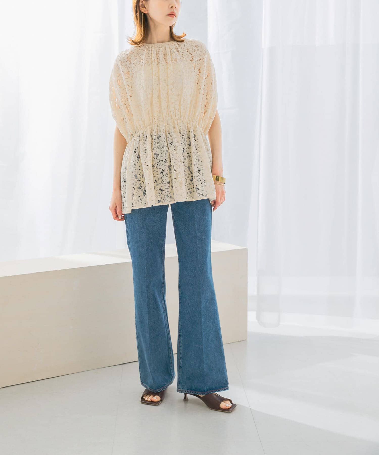 URBAN RESEARCH ROSSO「NEEDBY heritage　ANNIE PANTS」|デニム|