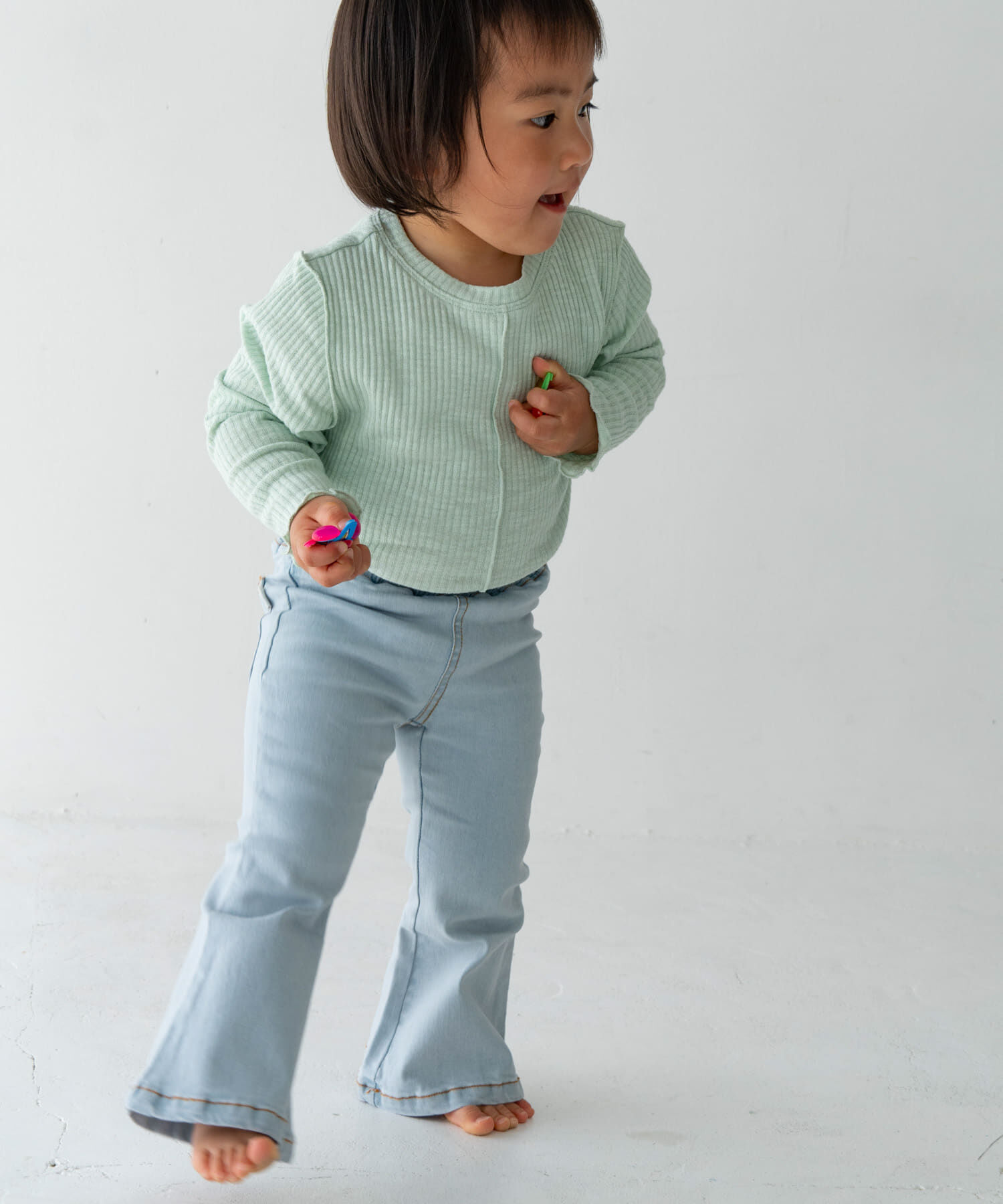 URBAN RESEARCH DOORS「Pippi+Lotta　Flare denim(KIDS)」|その他|
