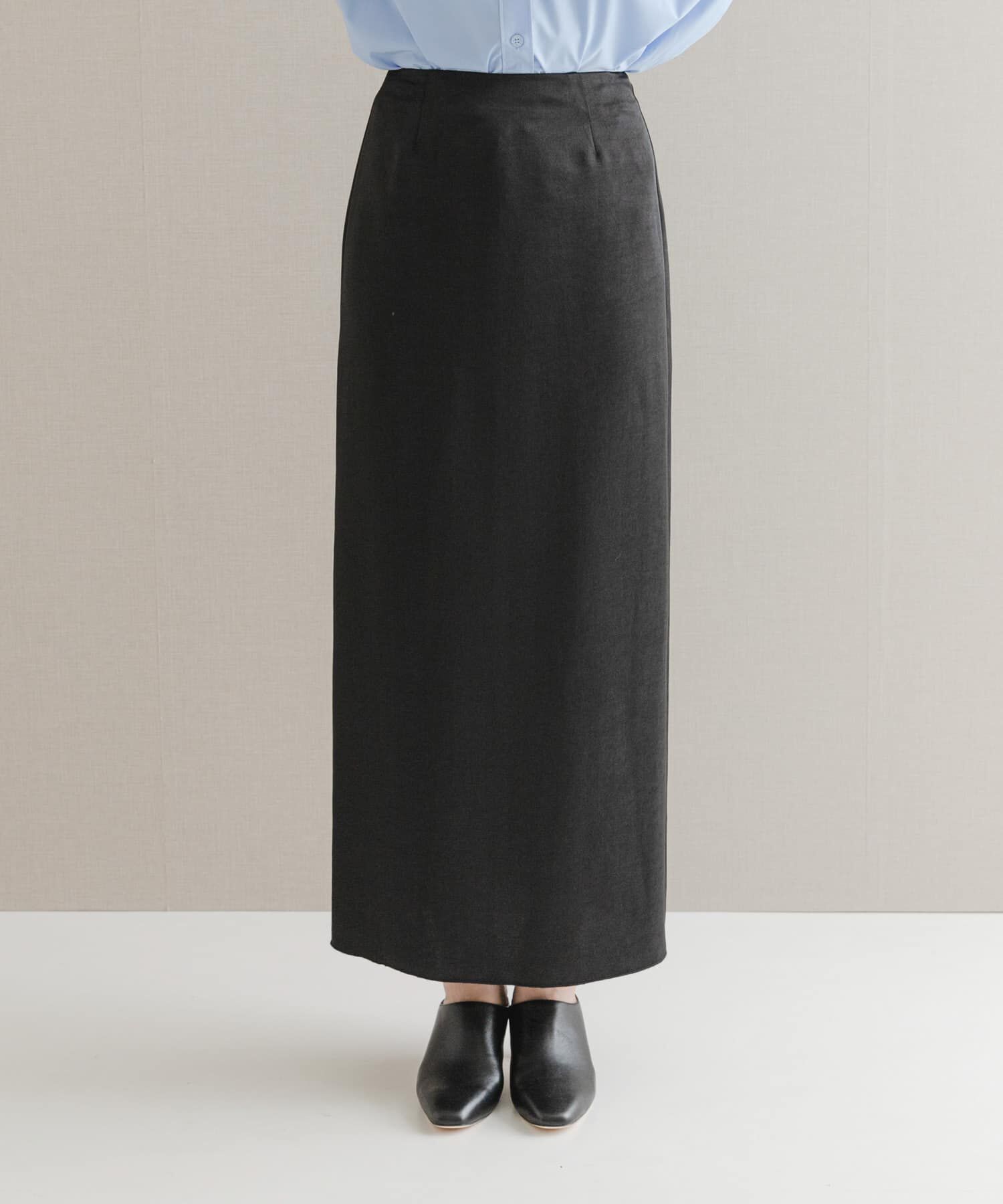 URBAN RESEARCH ROSSO「ビンテージダブルサテンストレートスカート」|スカート|